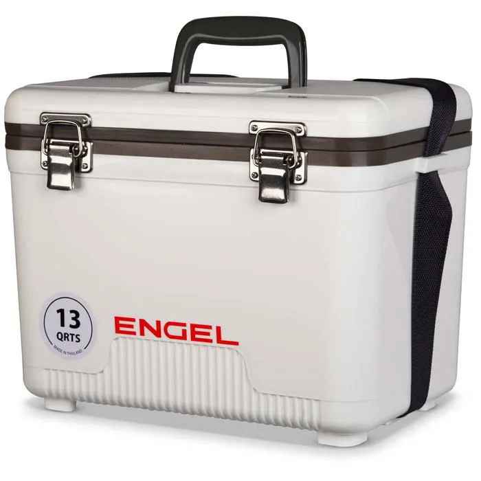 13 Quart Drybox / Cooler: White