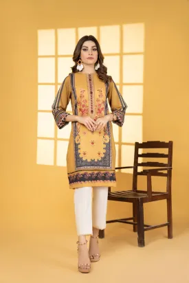 1PC Printed Embroidered Shirt - LDS 779