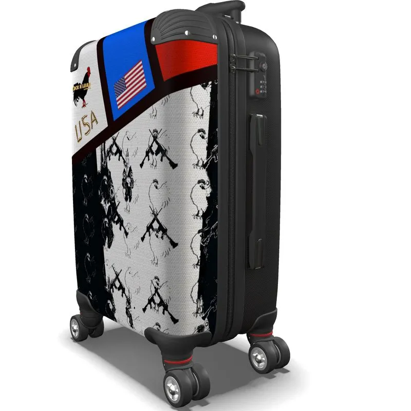 #448 cocknload Designer Suitcase