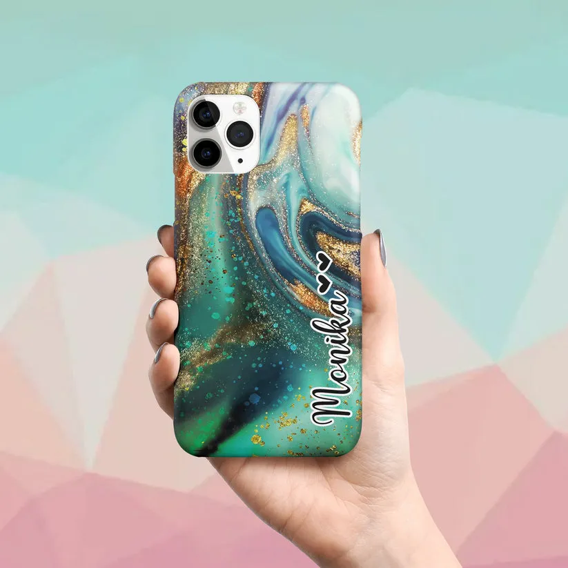 Abstract Art Colorful Marble Slim Case Cover