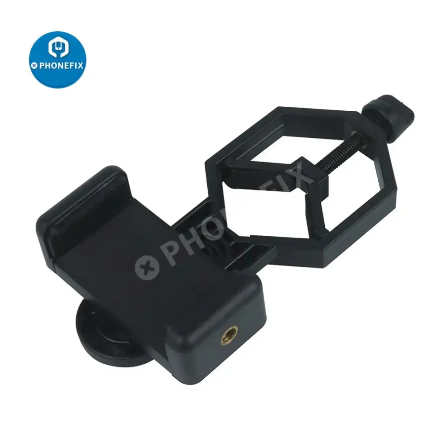 Adjustable Phone Adapter Mount Microscope Clip Bracket Stand Holder