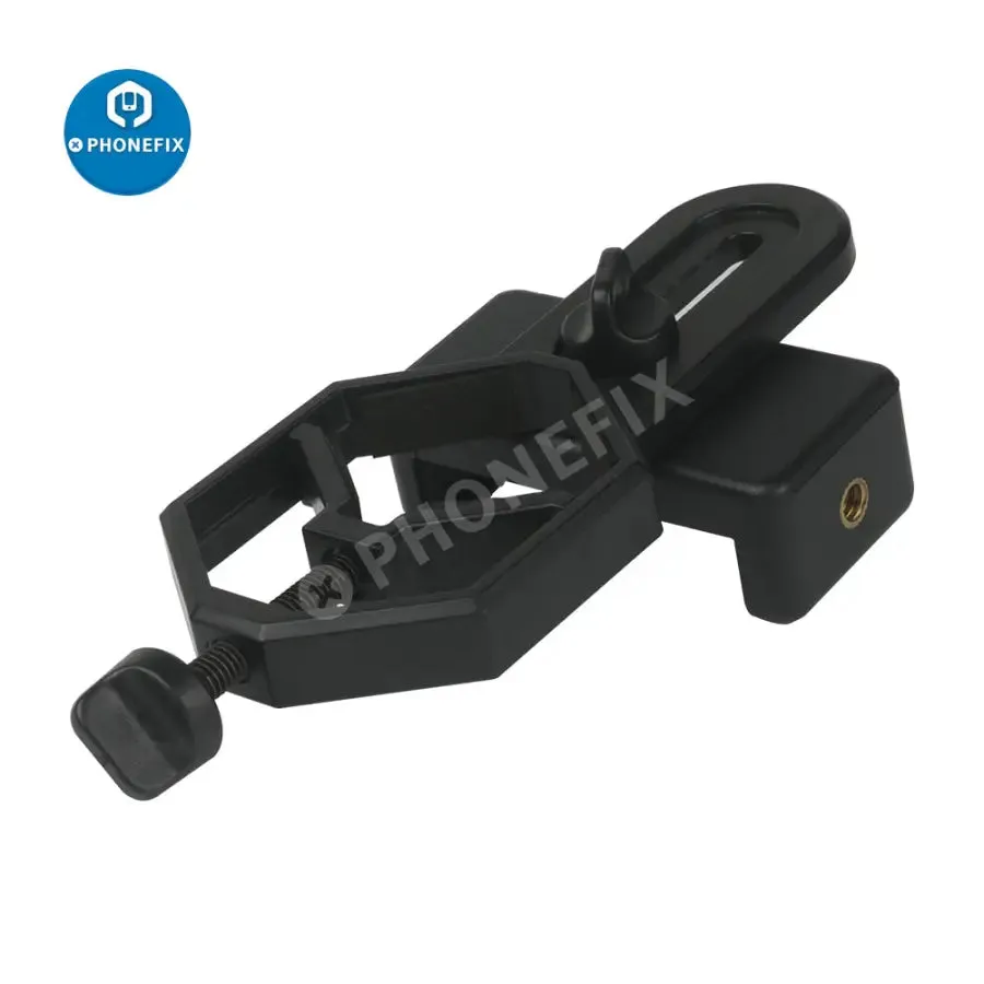 Adjustable Phone Adapter Mount Microscope Clip Bracket Stand Holder