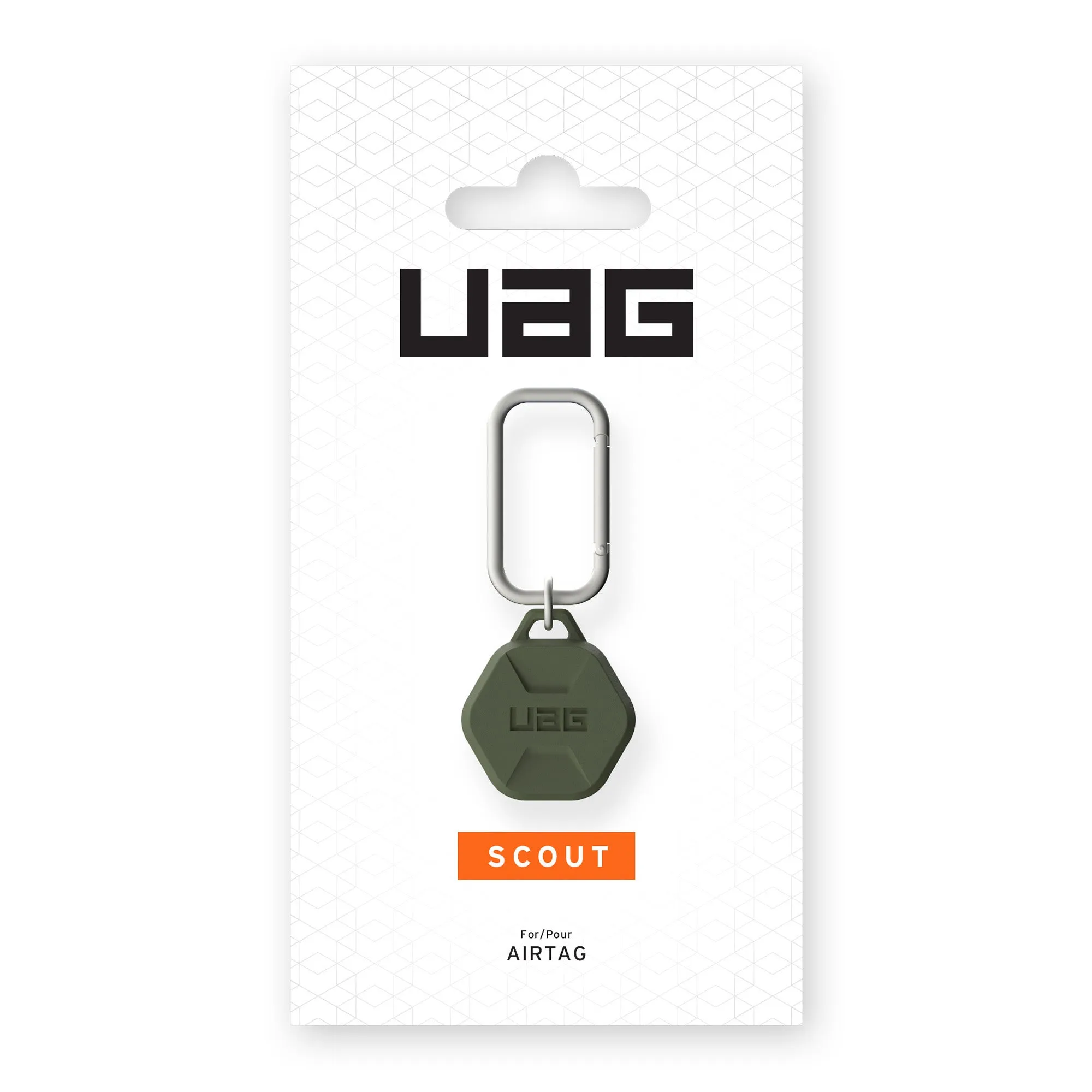 Apple AirTag UAG Olive Scout Case - 15-08838