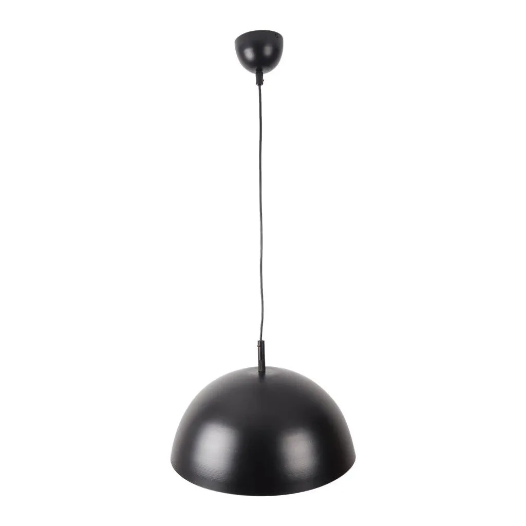 BLACK ORANGE Metal Single Hanging Light P5-BIG-BK-ORANGE