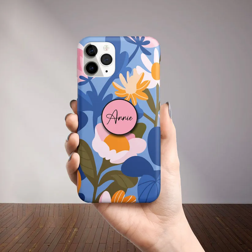 Blossom Motif Slim Phone Case Cover For iPhone