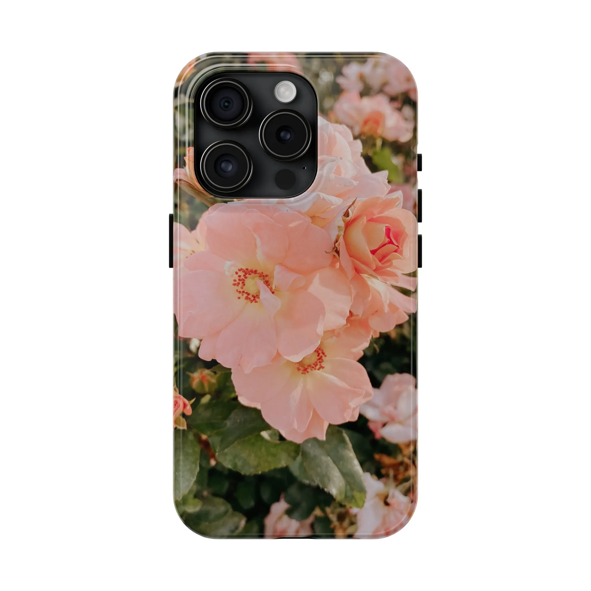 Blush Hollyhocks - iPhone Tough Cases