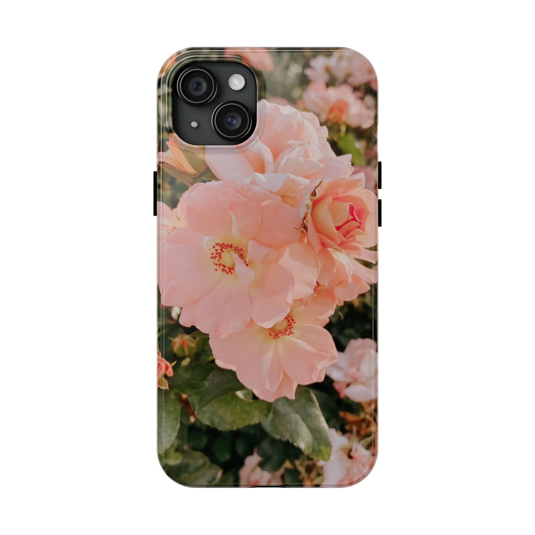 Blush Hollyhocks - iPhone Tough Cases