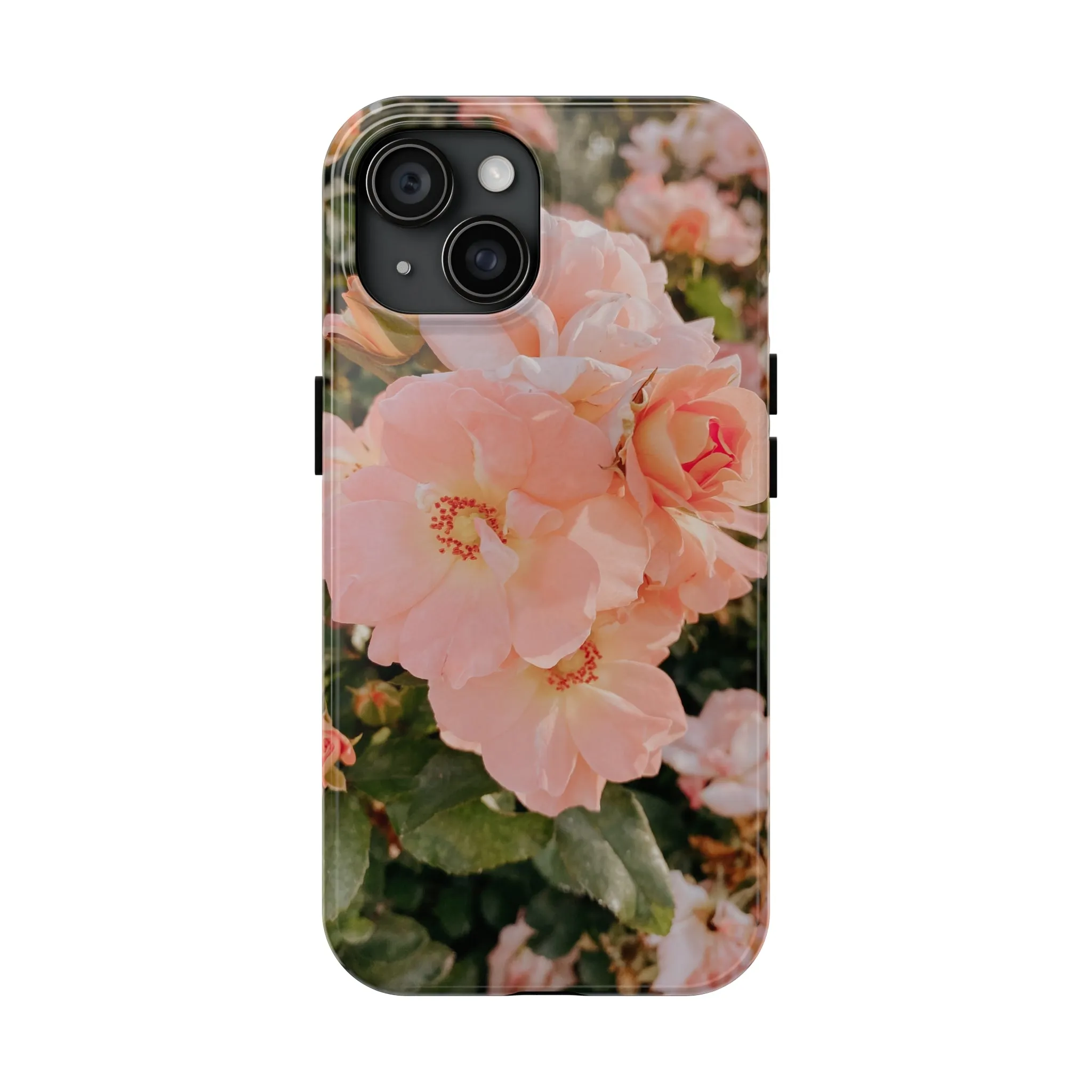Blush Hollyhocks - iPhone Tough Cases