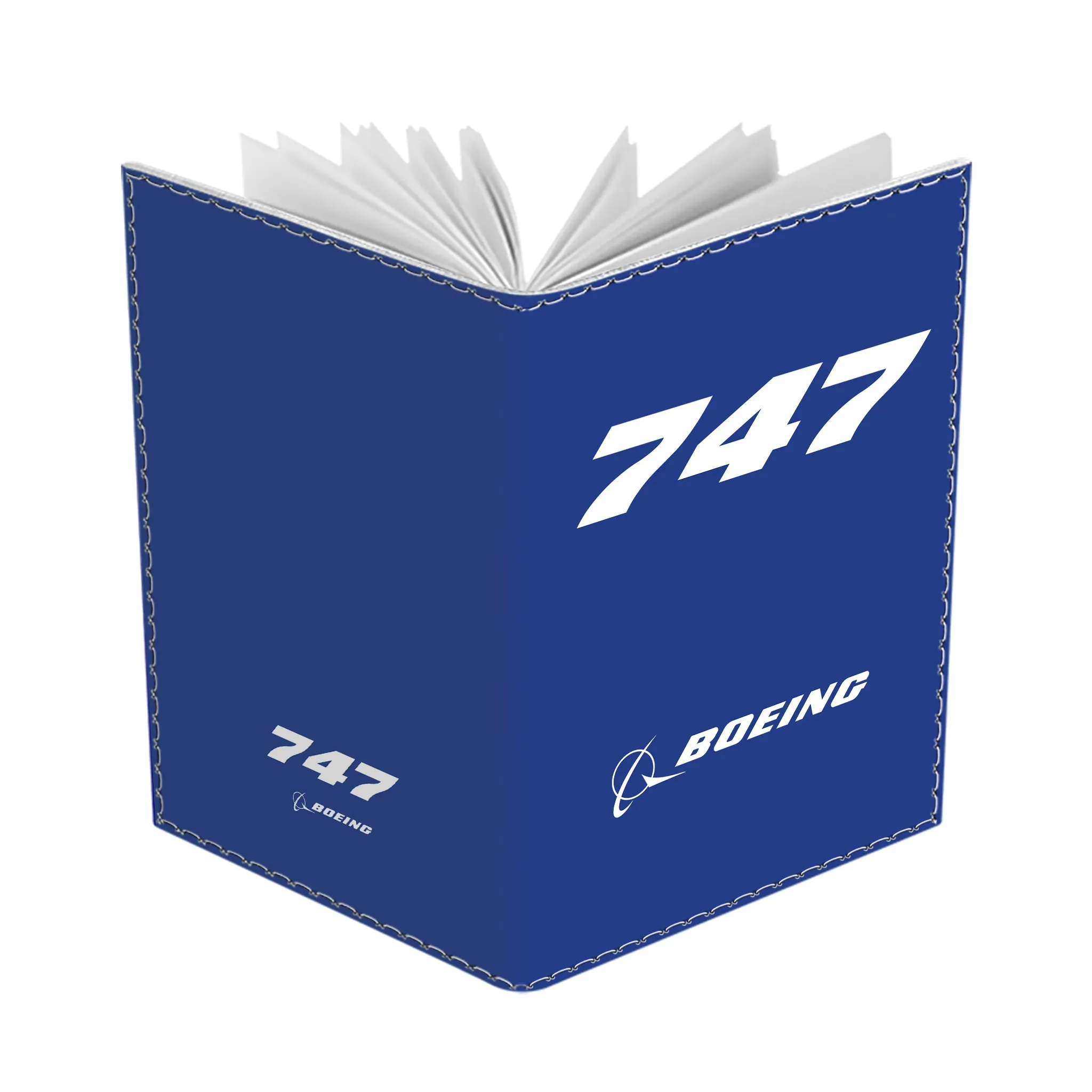 Boeing B747 Blue luggage tag