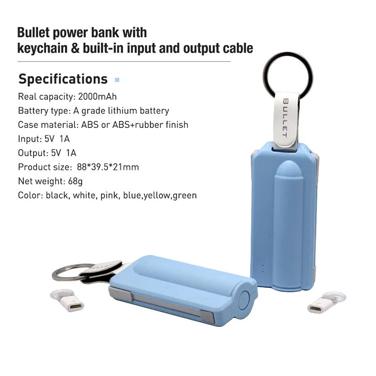 Bullet Powerbank 2000mAh