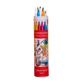 Caran d'Ache Swisscolor Fibre-Tipped Pens Tube of 10