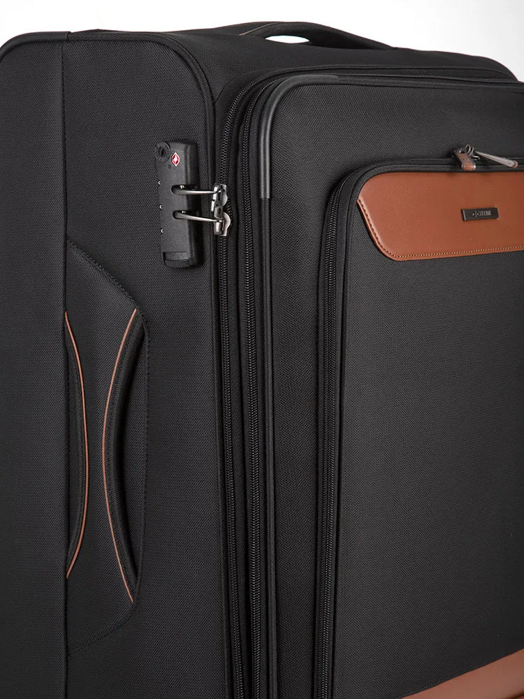Cellini Monte Carlo 690mm 4 Wheel Trolley Case | Black