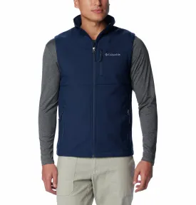 Columbia Mens Ascender Multi Pocket Softshell Bodywarmer Vest-NAVY