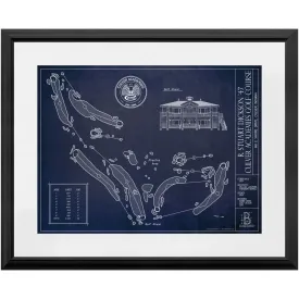 Culver Academies Golf Course Design Framed Print