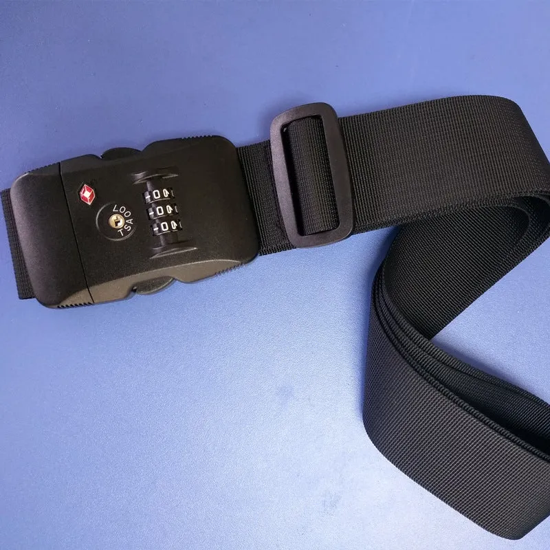 Customs password lock luggage belt