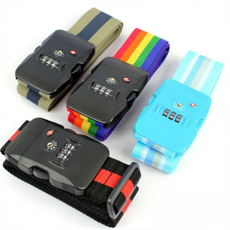 Customs password lock luggage belt