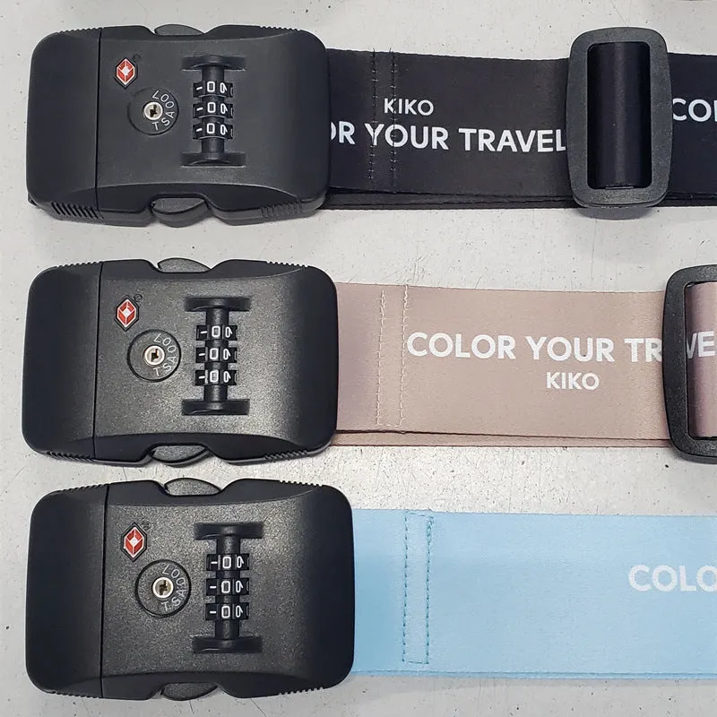 Customs password lock luggage belt