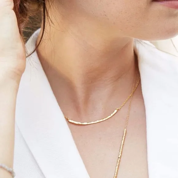Gorjana Taner Bar Small Necklace