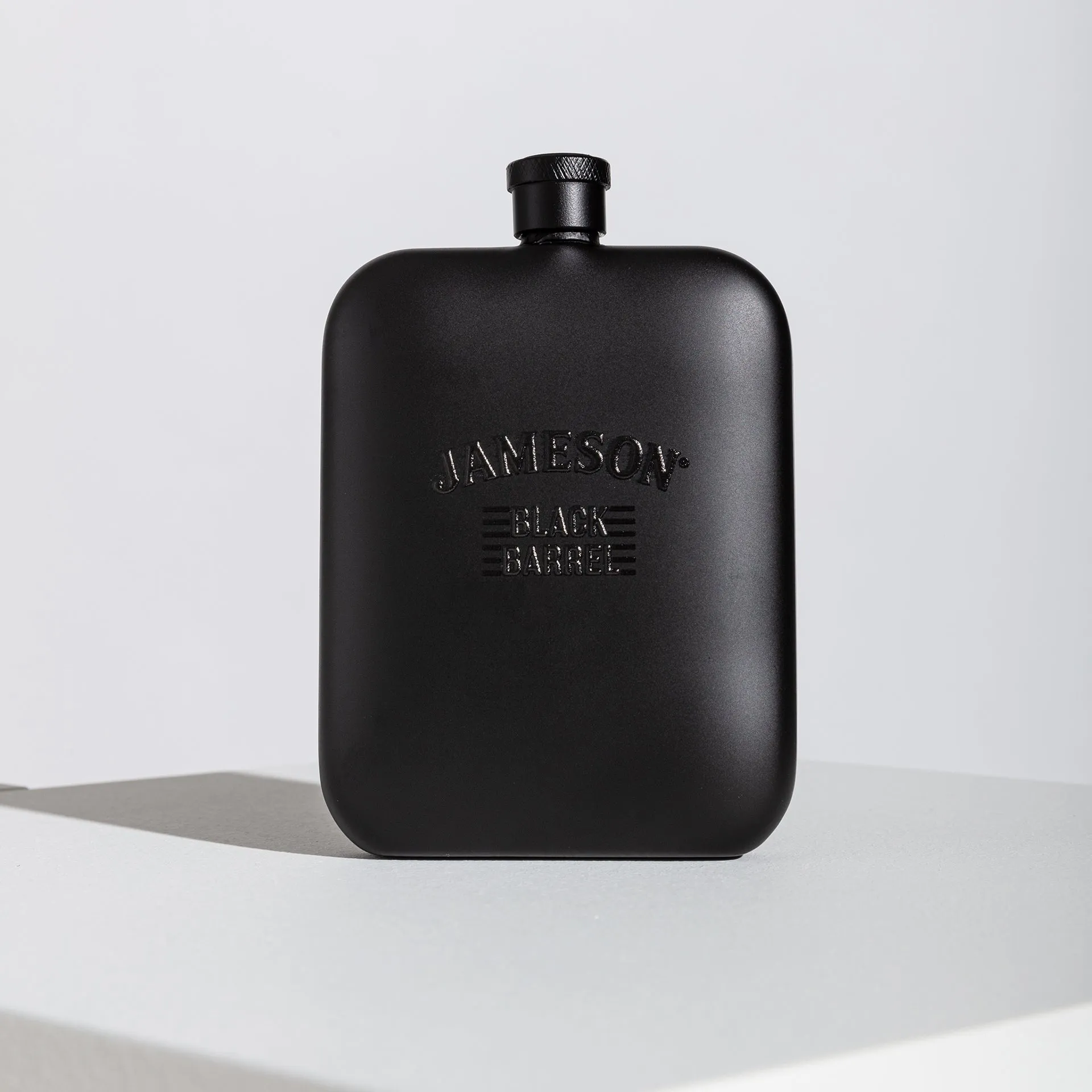 Jameson Black Barrel 6oz Hip Flask with funnel
