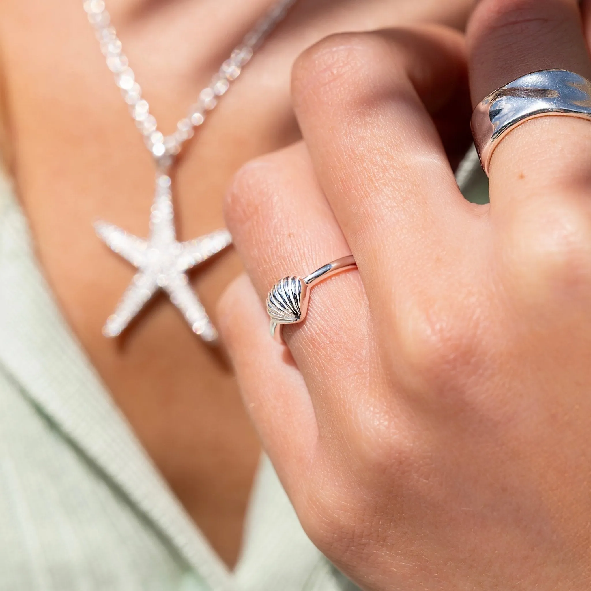 Lamorna Shell Ring