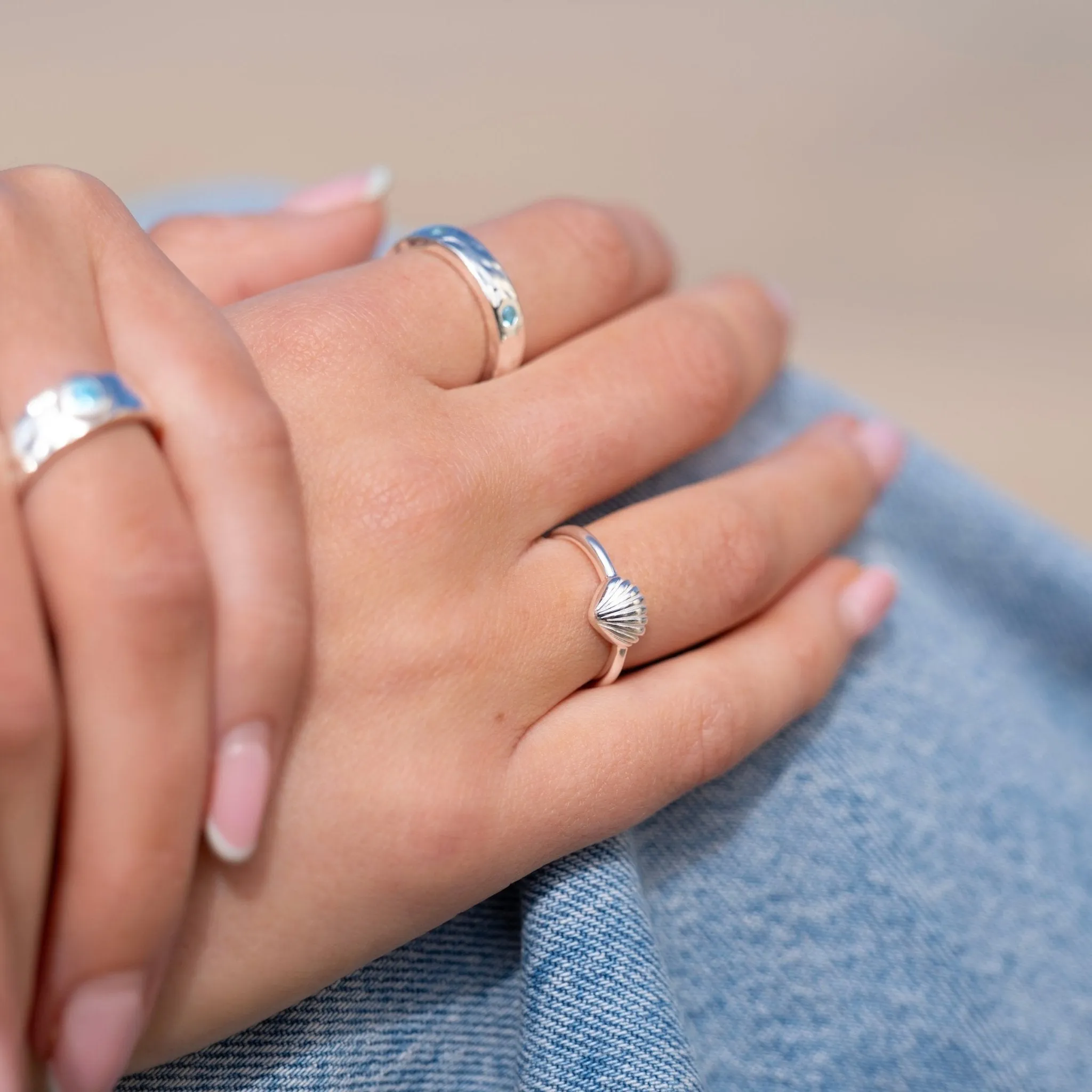 Lamorna Shell Ring