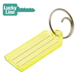 LuckyLine - 12302 - Key Tag with Tang Ring - Assorted - 2 Pack
