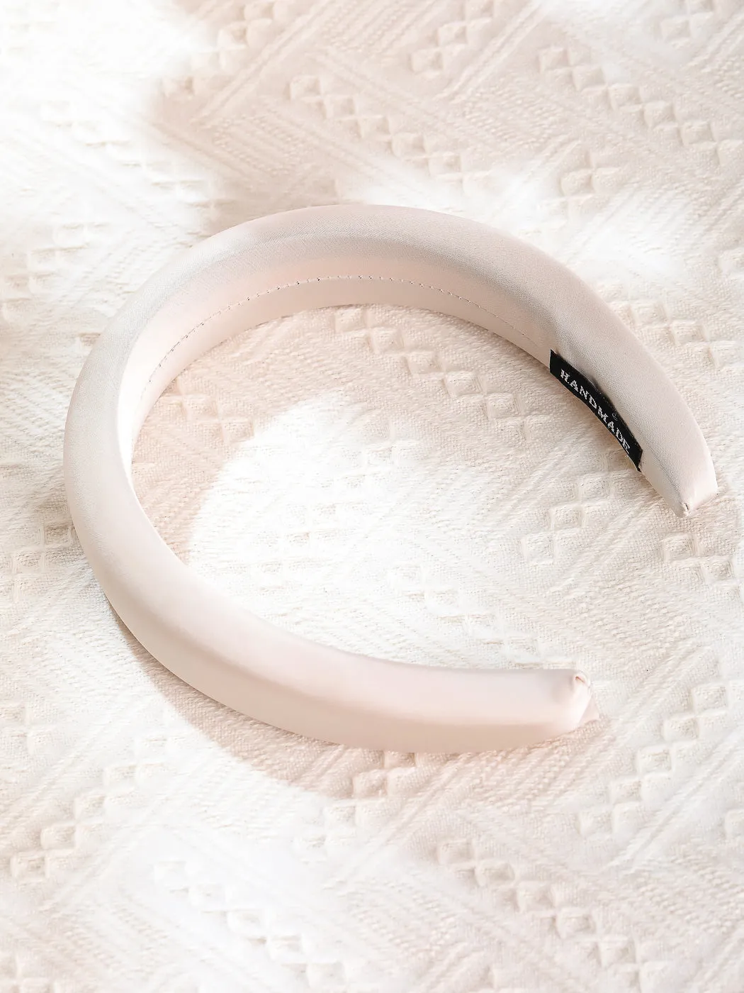 MINISO 4.5cm Broad Hair Band(Creamy White)
