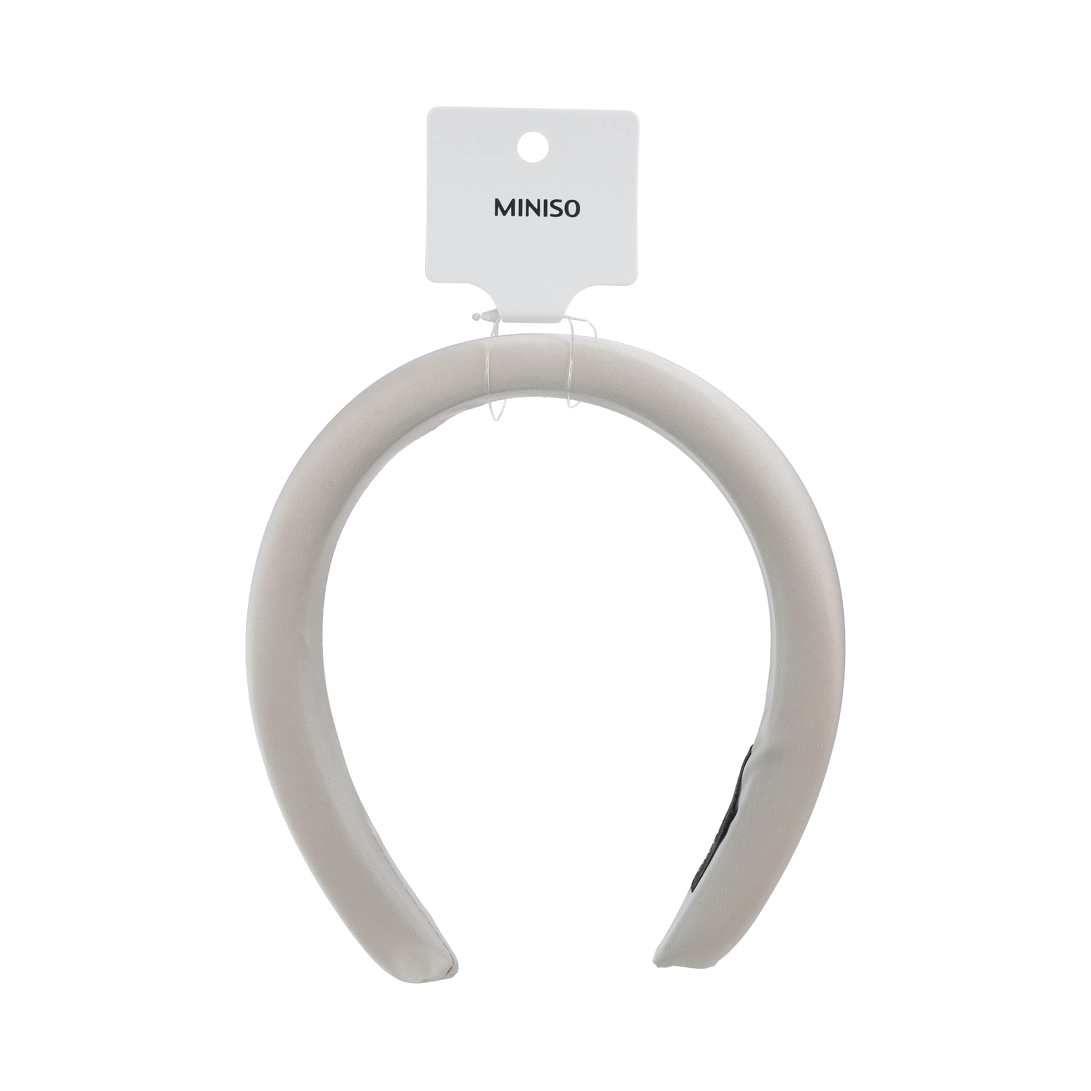 MINISO 4.5cm Broad Hair Band(Creamy White)