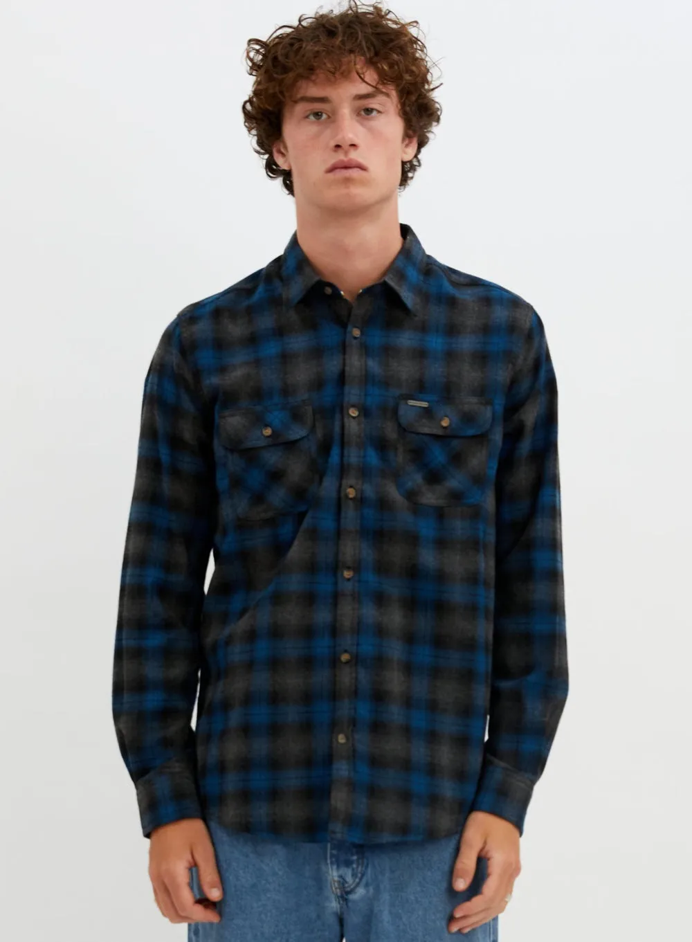 POINT ZERO CHECK FLANNEL SHIRT L/S