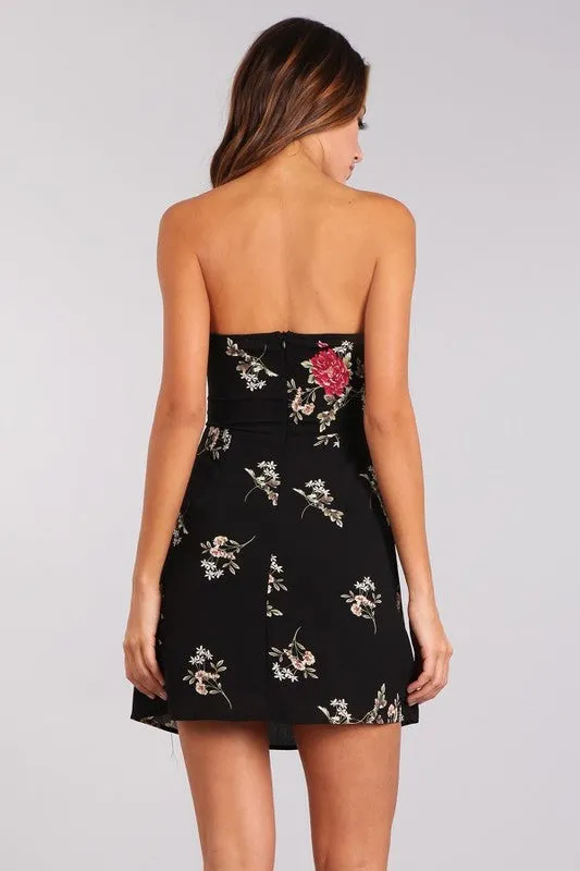 SABRINA STRAPLESS DRESS