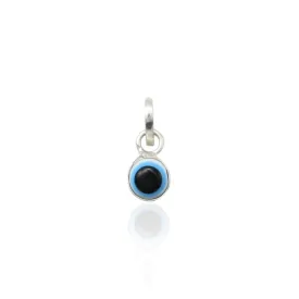 Silver Beautiful Evil Eyes Pendant