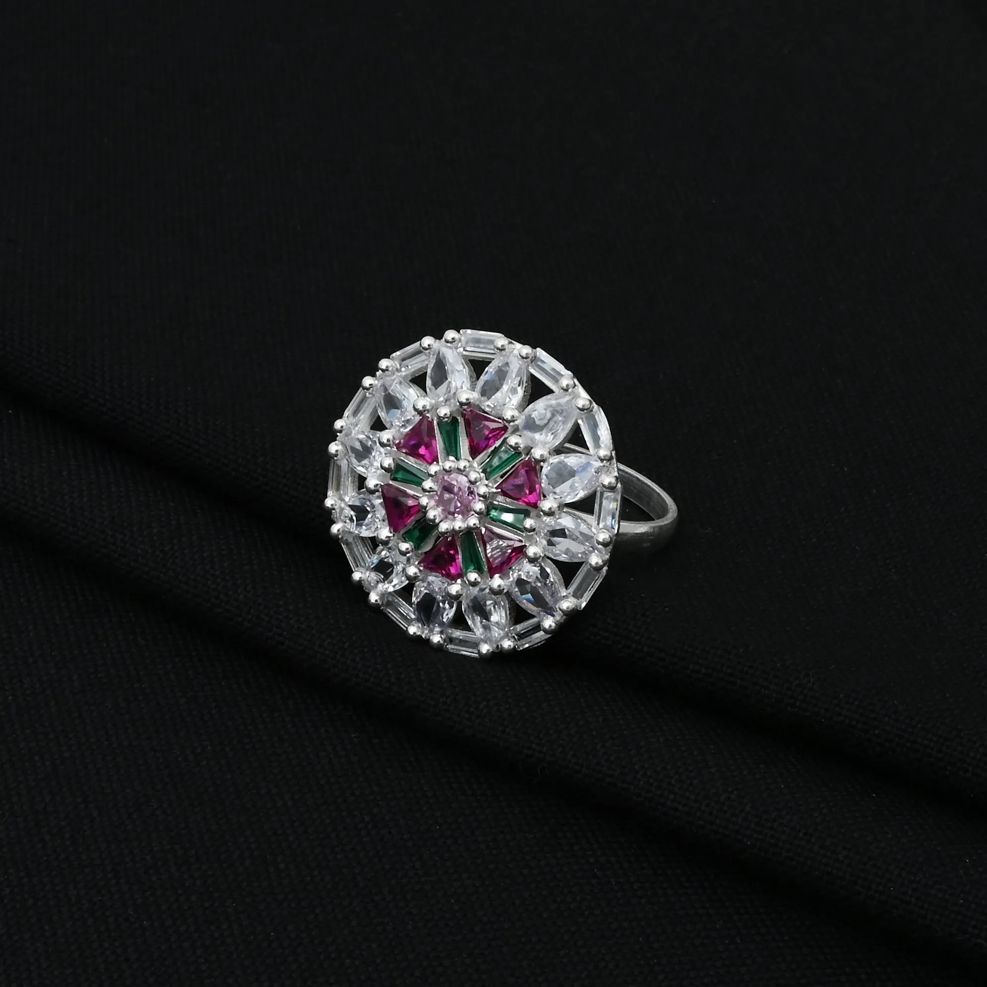 Silver Classic Solitaire Ring