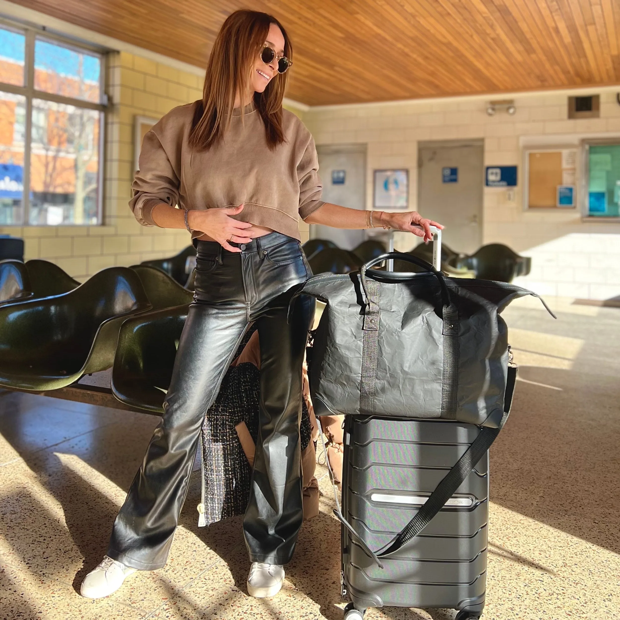 The Weekender Bag in Black