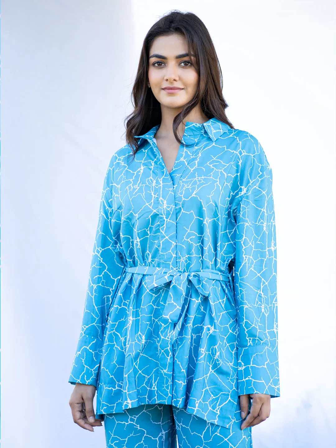 Thunderstorm Co-Ord Set With Belt