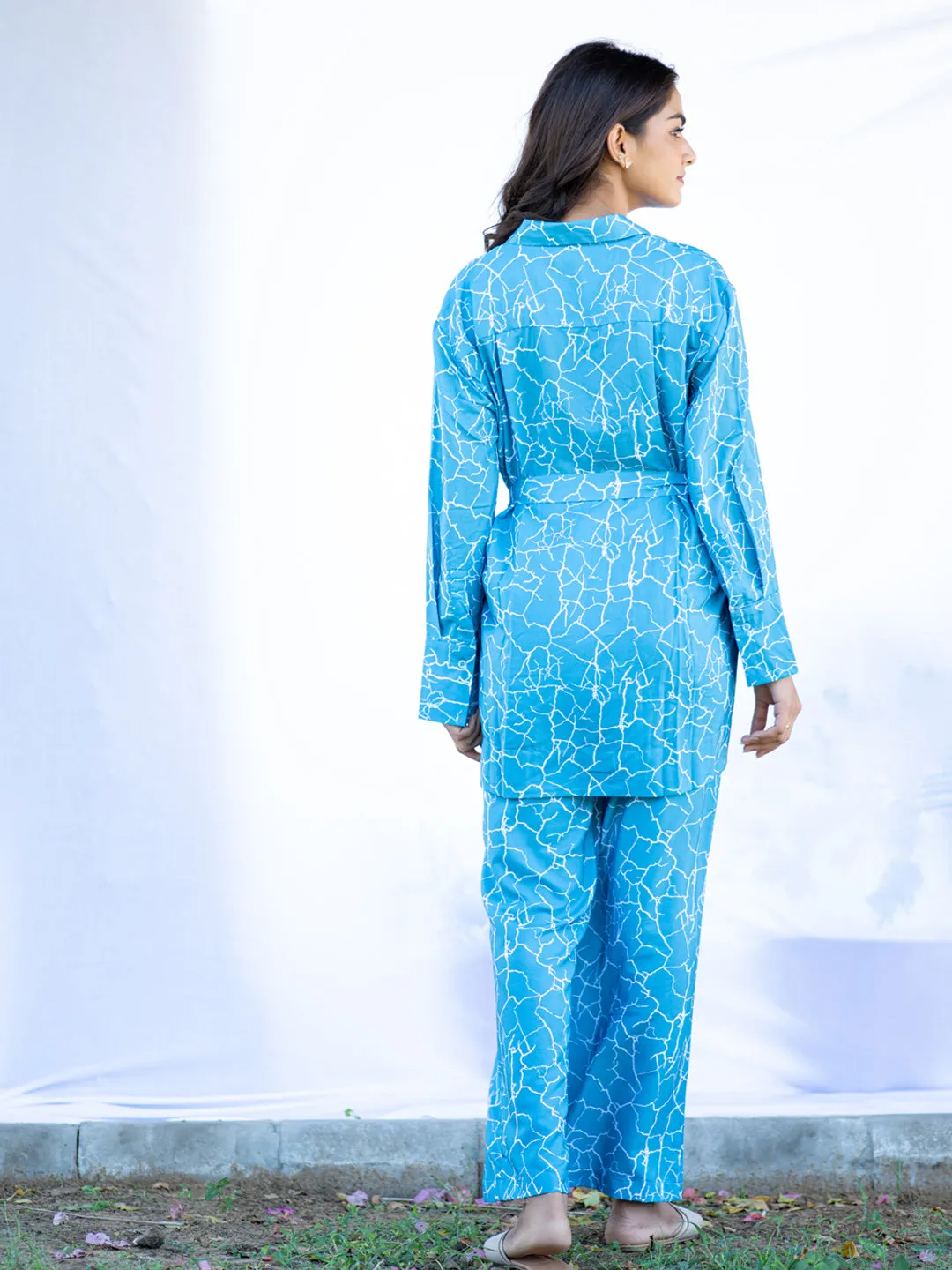 Thunderstorm Co-Ord Set With Belt