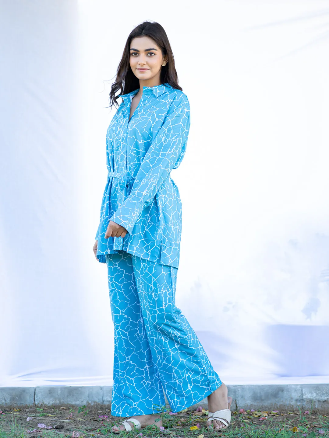 Thunderstorm Co-Ord Set With Belt